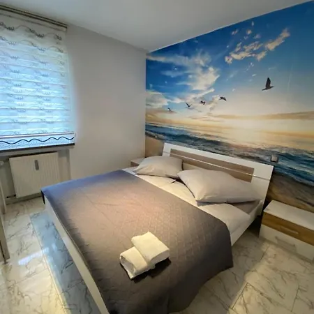 아파트 4 Zw M. Blick V. Balkon Auf Lech 아우크스부르크